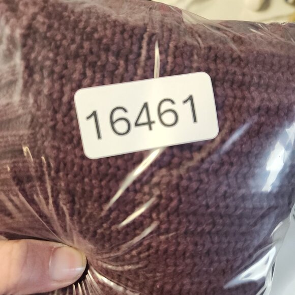 Women's Cropped Boxy Oversized Cardigan Sweater Extra Small Burgundy Y2K Preppy - Picture 11 of 11